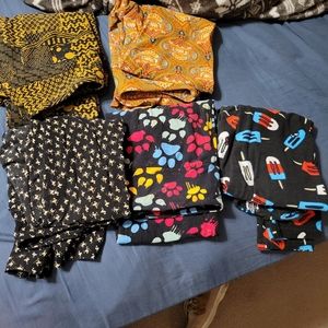 LuLaRoe Leggings - 5 pair O/S